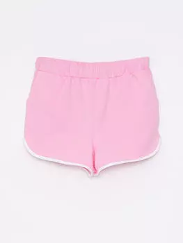 Женские хлопковые шорты-бермуды с эластичной резинкой на талии и карманами Xside