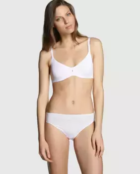 Женские хлопковые трусики Janira с максимальным комфортом, белый