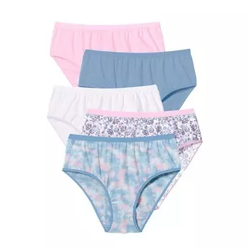 Женские хлопковые трусы большого размера Comfort Choice, 5 шт., цвет Tie Dye