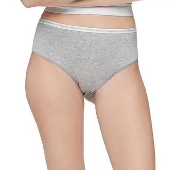 Женские хлопковые трусы Modern Calvin Klein CK One QD3787, цвет Heather Gray
