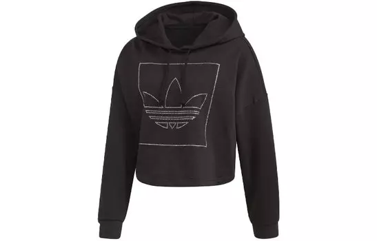 Женские худи и свитшоты Adidas Originals, цвет Black