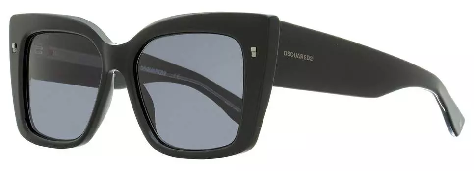 Женские изысканные солнцезащитные очки Dsquared2 D20017S 807IR черные 54 мм