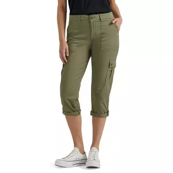 Женские капри-карго Lee Flex-To-Go, цвет Deep Lichen Green