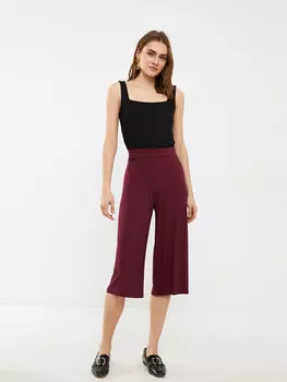 Женские капри на плоской подошве с эластичной талией LCWAIKIKI Classic