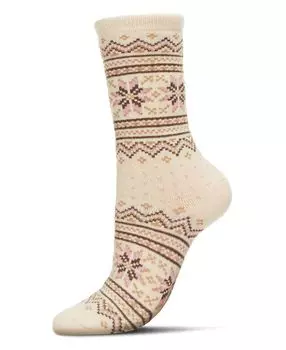 Женские кашемировые носки Fairisle Crew MeMoi
