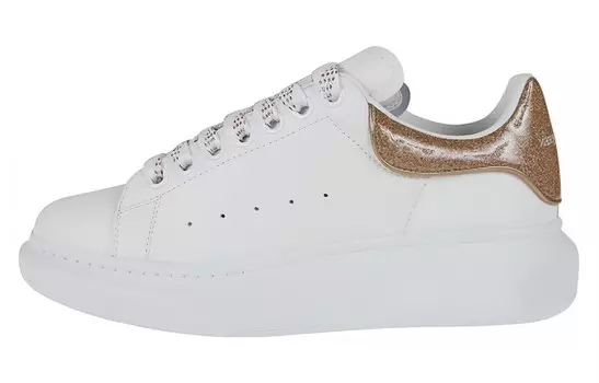 Женские кеды Alexander McQueen на платформе, белый