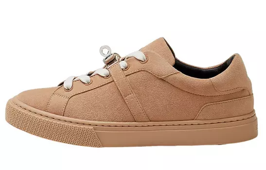 Женские кеды Hermes, коричневый