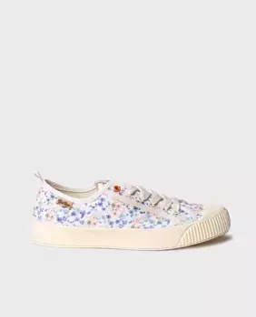 Женские кеды из парусины на шнуровке Toni Pons, цвет Crudo