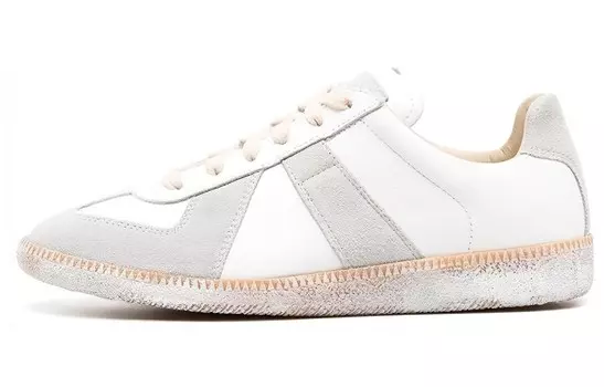 Женские кеды Maison Margiela, бело-серый