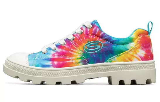 Женские кеды Roadies с низким верхом, белые/красные/розовые/синие Skechers
