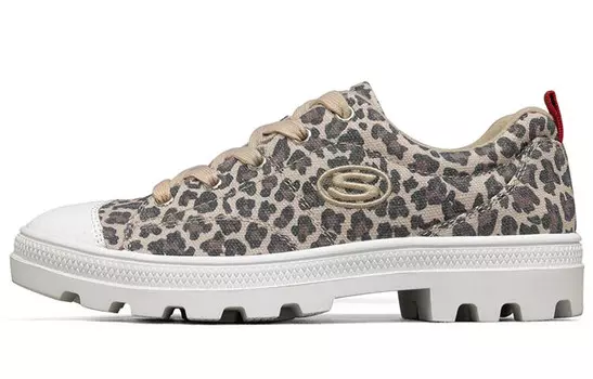 Женские кеды Roadies с низким верхом, камуфляж, серый Skechers