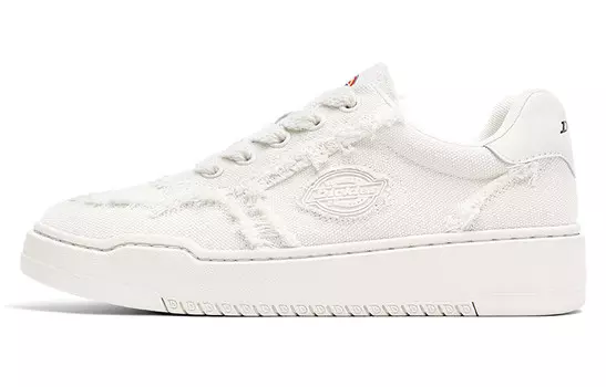 Женские кеды с низким верхом бежевого/черного цвета Dickies