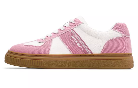 Женские кеды с низким верхом бежевого/розового цвета Dickies