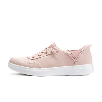 Женские кеды с низким верхом, розовые/белые Skechers