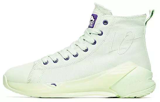 Женские кеды с высоким берцем, зеленые/фиолетовые Anta