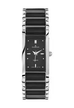 Женские керамические часы 4460507 DUGENA, цвет Silber Schwarz