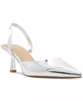 Женские классические босоножки Brizza с открытой пяткой и острым носком ALDO, серебро
