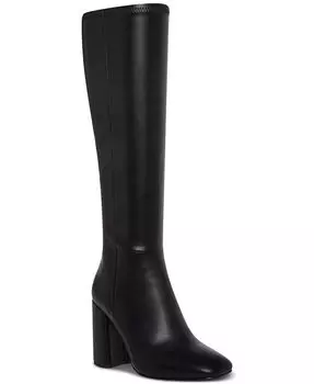 Женские классические ботинки до колена Lizah на блочном каблуке Steve Madden, черный