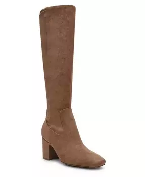 Женские классические ботинки до колена с коротким носком Toronto Anne Klein, коричневый