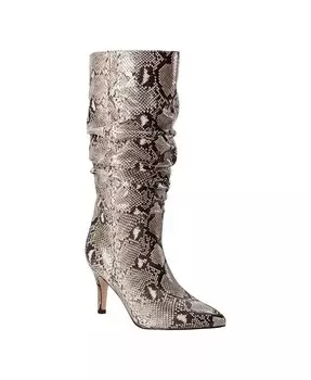 Женские классические ботинки Idaley на шпильке с острым носком Marc Fisher, черный