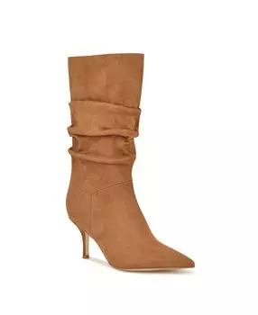 Женские классические ботинки Mycki с острым носком и рюшами Nine West