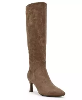 Женские классические ботинки Rene до колена с острым носком Anne Klein, коричневый