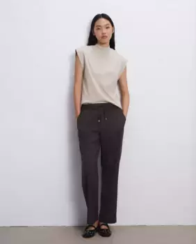 Женские классические брюки-джоггеры Easy Wear, коричневый