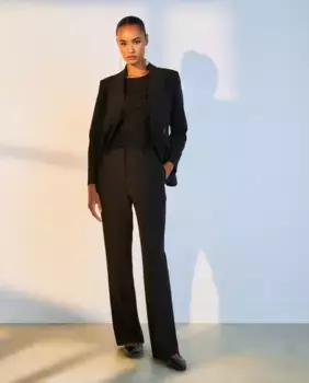 Женские классические брюки фларе Woman El Corte Ingls, чёрный