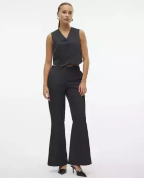 Женские классические брюки-клеш Vero Moda, черный