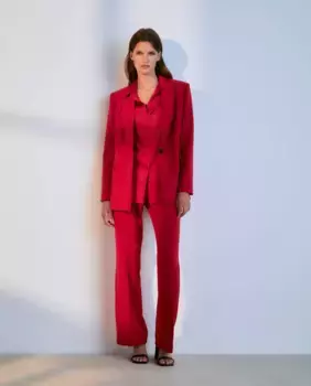 Женские классические брюки-клеш Woman El Corte Ingls, красный