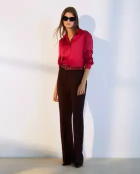 Женские классические брюки-клеш Woman El Corte Ingls, черный