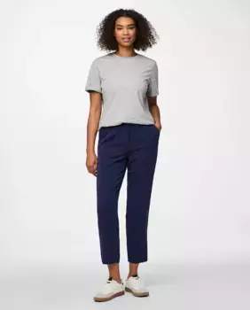 Женские классические брюки Pieces, темно-синий