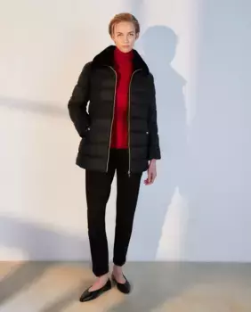 Женские классические брюки полуоблегающего кроя Woman El Corte Ingls, черный