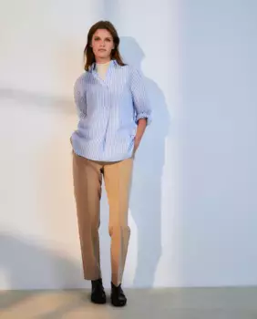 Женские классические брюки полуоблегающего кроя Woman El Corte Ingls, коричневый