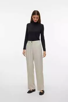 Женские классические брюки прямого кроя Vero Moda, черный