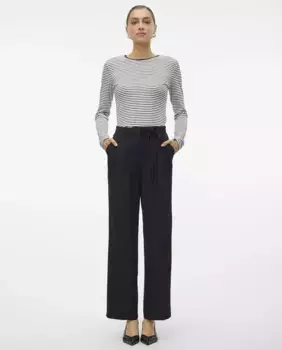 Женские классические брюки с бантом Vero Moda, черный