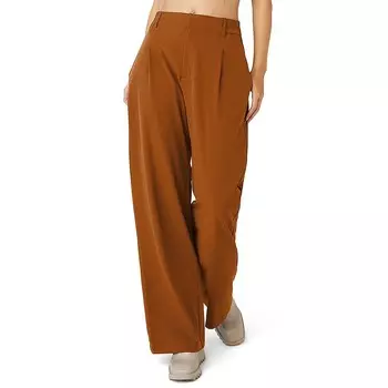 Женские классические брюки с высокой талией для работы, повседневные спортивные широкие брюки MISSKY, цвет Caramel