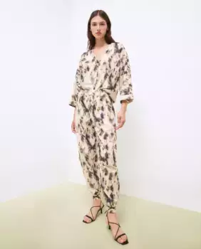 Женские классические брюки тай-дай Tintoretto, белый