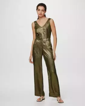 Женские классические брюки Vila, золотой