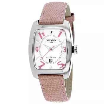 Женские классические часы Locman с белым циферблатом