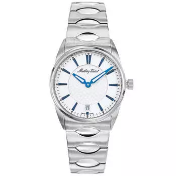 Женские классические часы Mathey Tissot с белым циферблатом
