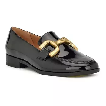Женские классические лоферы Nine West Lilma, цвет Black Patent