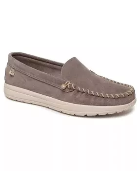 Женские классические мокасины без шнуровки Discover Minnetonka, серый