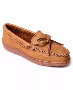 Женские классические мокасины из лосиной кожи Minnetonka, коричневый/бежевый