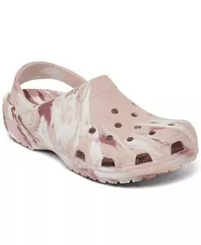 Женские классические мраморные сабо от Finish Line Crocs, мультиколор