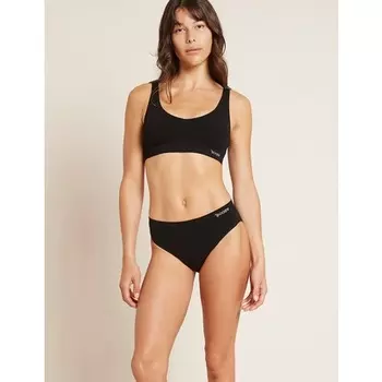 Женские классические плавки-бикини для менструации - светло-черные/средние Boody