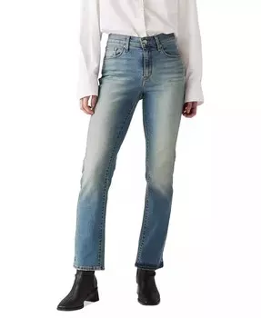 Женские классические прямые джинсы со средней посадкой Levi's, синий