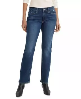 Женские классические прямые джинсы со средней посадкой Levi's, синий