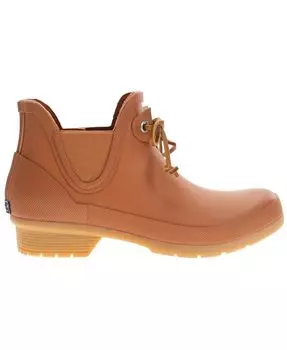 Женские классические резиновые сапоги Челси с завязками Chooka, коричневый