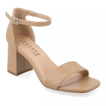 Женские классические сандалии из пены Tru Comfort Foam из коллекции Journee Collection SuperNatural Shades, цвет Honey